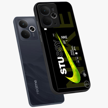 Neon Street Edition Glass Case displayed in angled mockup highlighting vibrant urban design with bold street aesthetic.