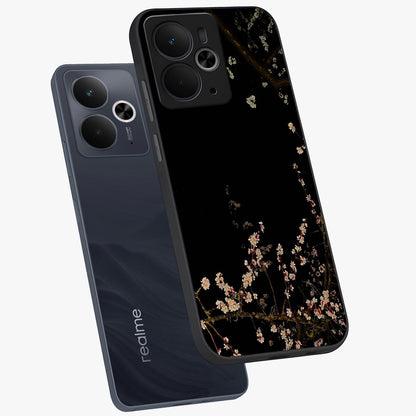 Petal Moon Light With Custom Name Glass Case displayed in angled mockup highlighting delicate petal design with custom name feature.