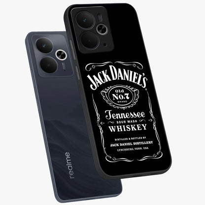 Vintage Whiskey Heritage Glass Case displayed in angled mockup highlighting retro beverage themed design with heritage aesthetic.