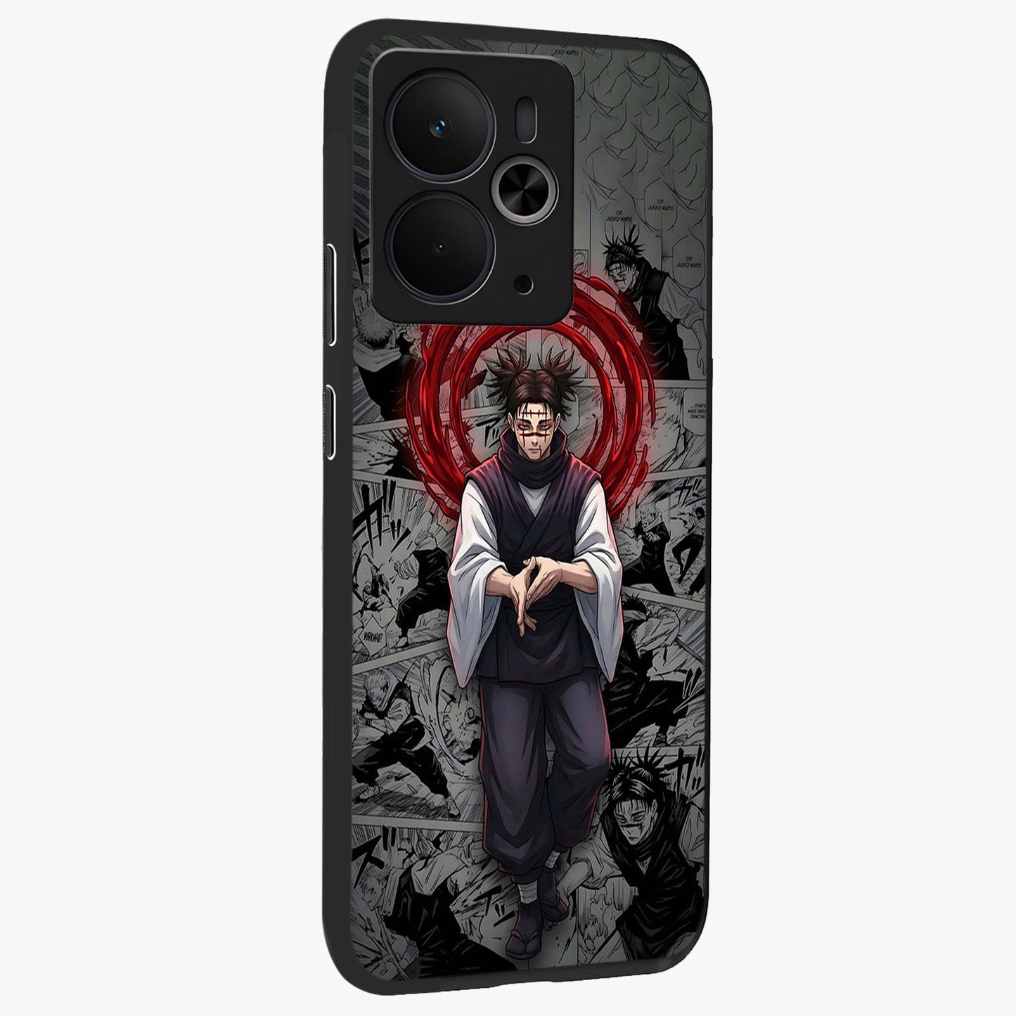 Cursed Ritual Ascension Glass Case upright view showcasing powerful ascension artwork with dark fantasy theme.