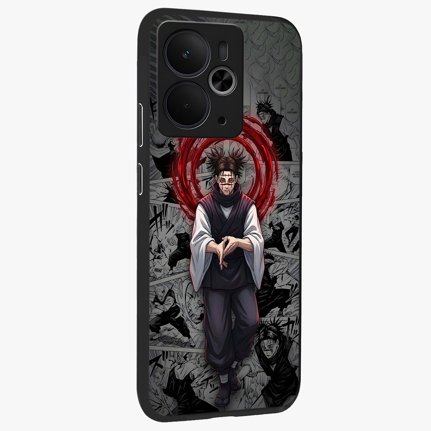 Cursed Ritual Ascension Glass Case upright view showcasing powerful ascension artwork with dark fantasy theme.