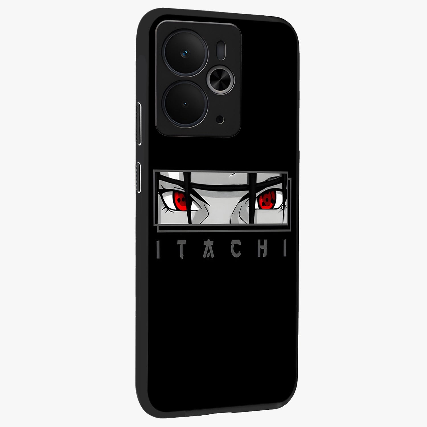 Scarlet Gaze Dominance Glass Case upright view showcasing powerful dramatic artwork with dominant artistic theme.
