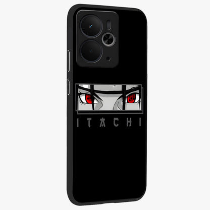 Scarlet Gaze Dominance Glass Case upright view showcasing powerful dramatic artwork with dominant artistic theme.