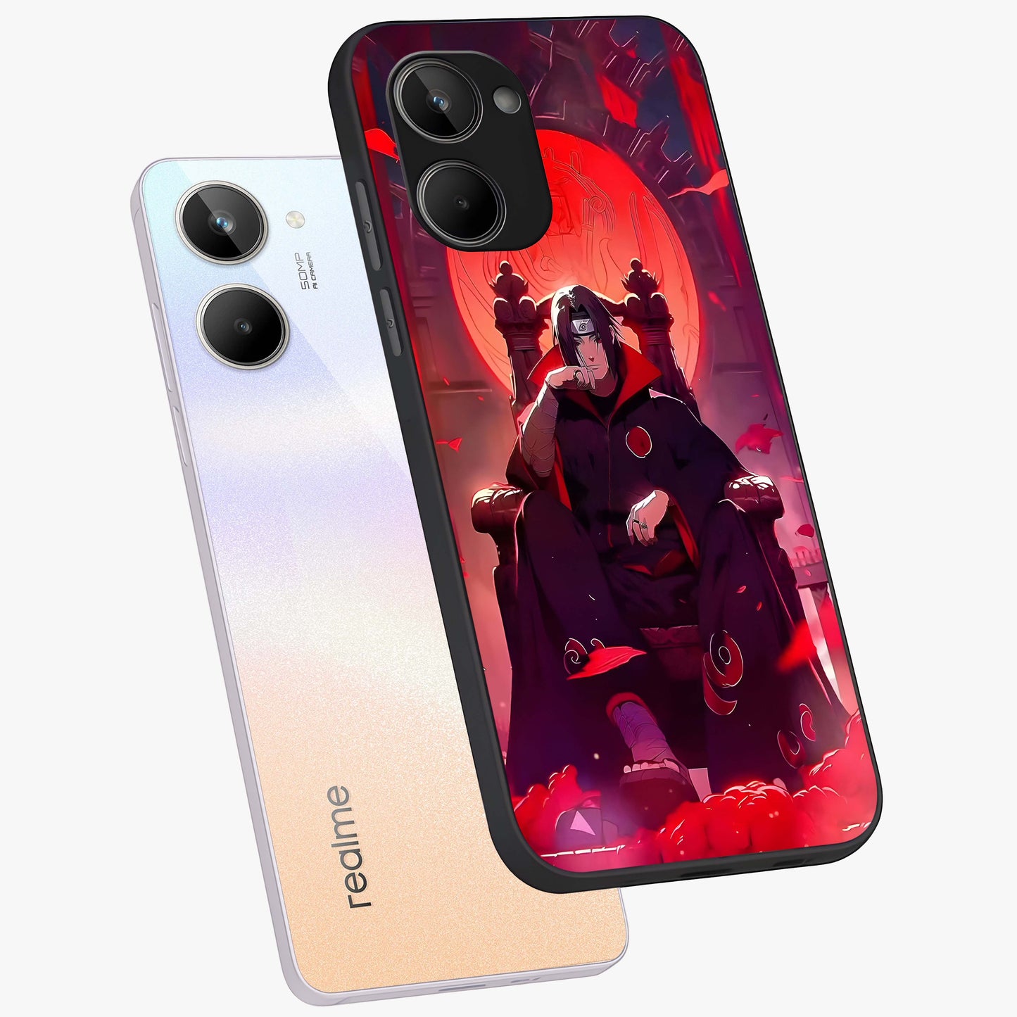 Blood Moon Sovereign Glass Case displayed in angled mockup highlighting dark celestial moon design and dramatic theme.