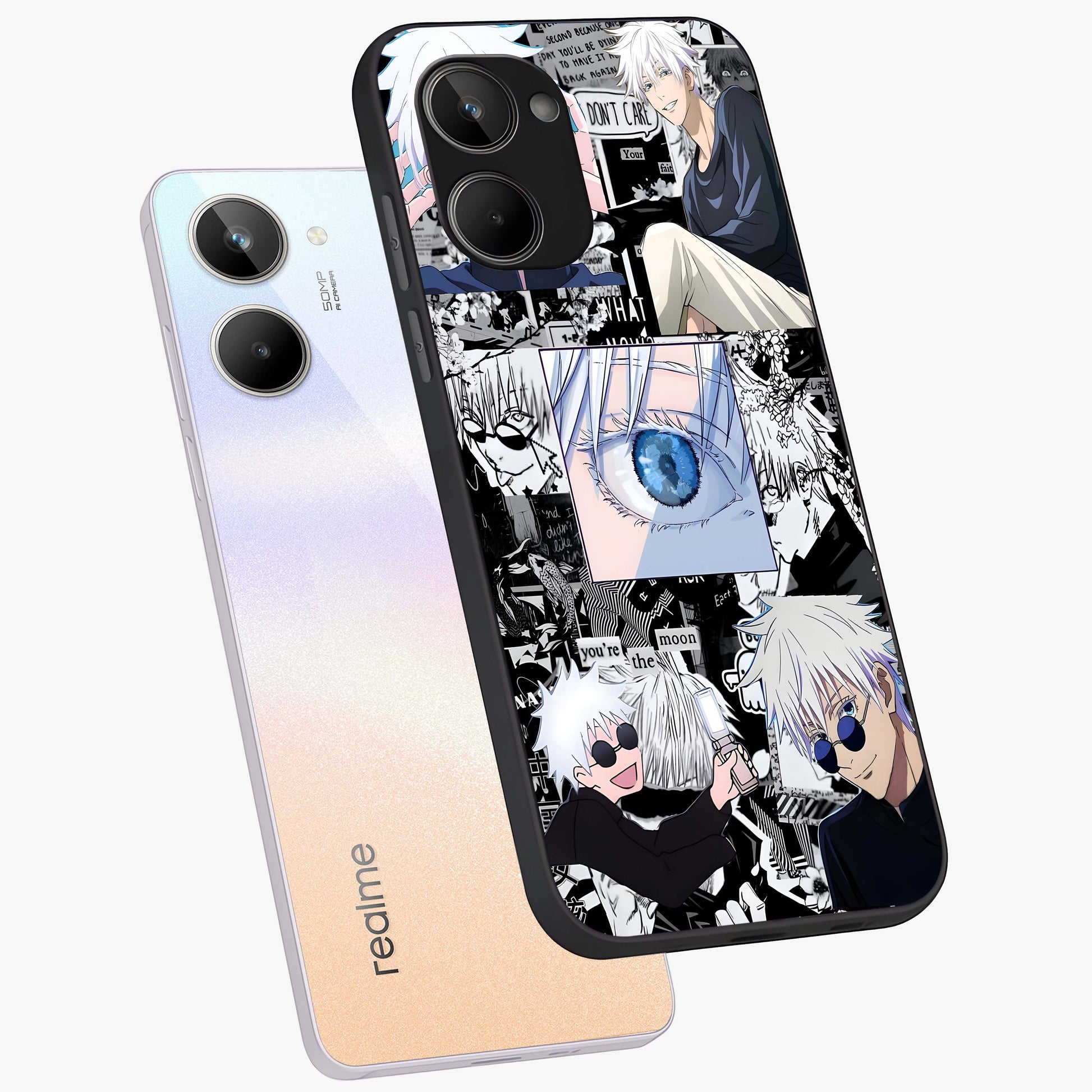 Infinity Sorcerer Chaos Glass Case displayed in angled mockup highlighting powerful magical design with fantasy aesthetic style.
