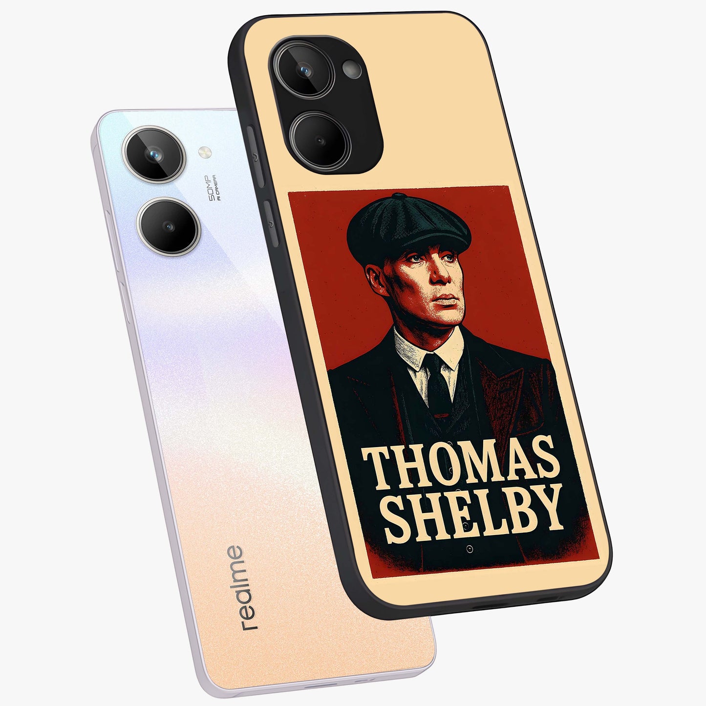 Vintage Mafia Authority Glass Case displayed in angled mockup highlighting powerful retro design with classic gangster aesthetic.