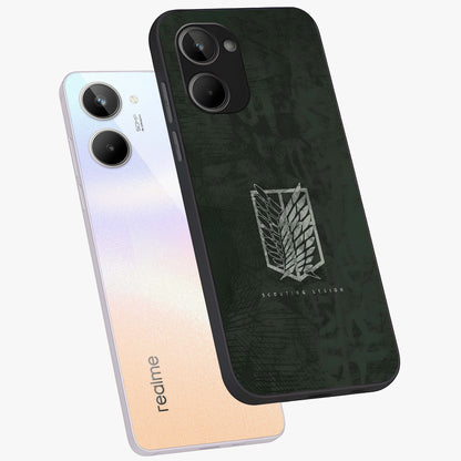 Wings Of Freedom Glass Case displayed in angled mockup highlighting graceful wing design with inspirational aesthetic.