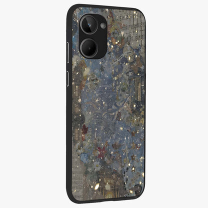 Aesthetic Astrolophia Glass Case upright view showcasing soft aesthetic theme with stylish modern look.