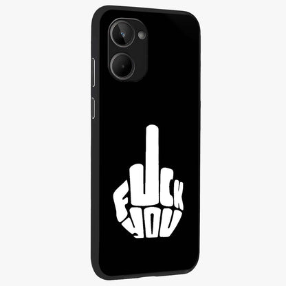 Rebel Mode On Glass Case upright view showcasing striking statement artwork with bold rebellious theme.