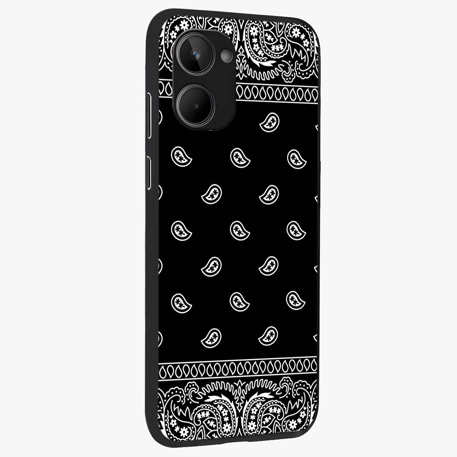 Retro Rebel Threads Glass Case upright view showcasing stylish vintage artwork with bold retro theme.