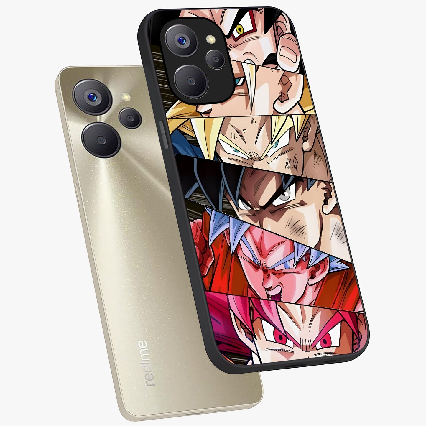 Anime Character Glass Case displayed in angled mockup highlighting colorful anime character illustration.
