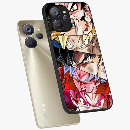Anime Character Glass Case displayed in angled mockup highlighting colorful anime character illustration.