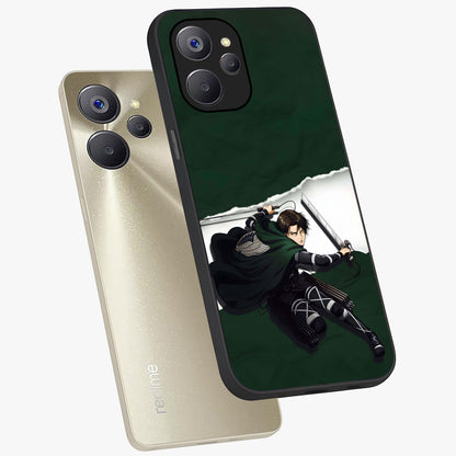 Emerald War Vanguard Glass Case displayed in angled mockup highlighting intense battle inspired design with emerald tone aesthetic.