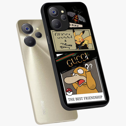 Gucci Play Mashup Glass Case displayed in angled mockup highlighting stylish fashion mashup design with bold aesthetic.