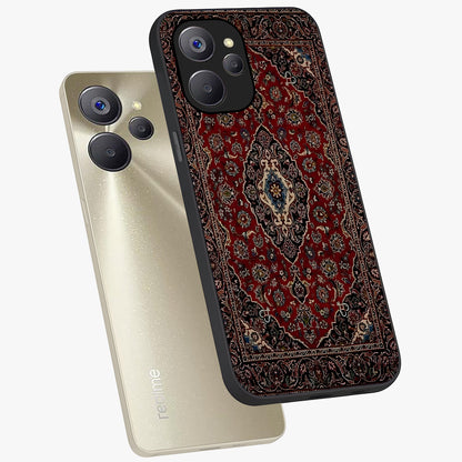 Heritage Carpet Royale Glass Case displayed in angled mockup highlighting intricate royal carpet design with heritage aesthetic.