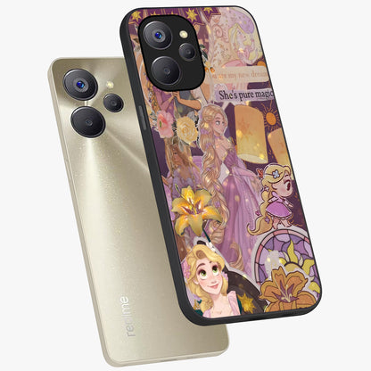 Magical Tangled Dream Glass Case displayed in angled mockup highlighting whimsical fantasy design with magical aesthetic.