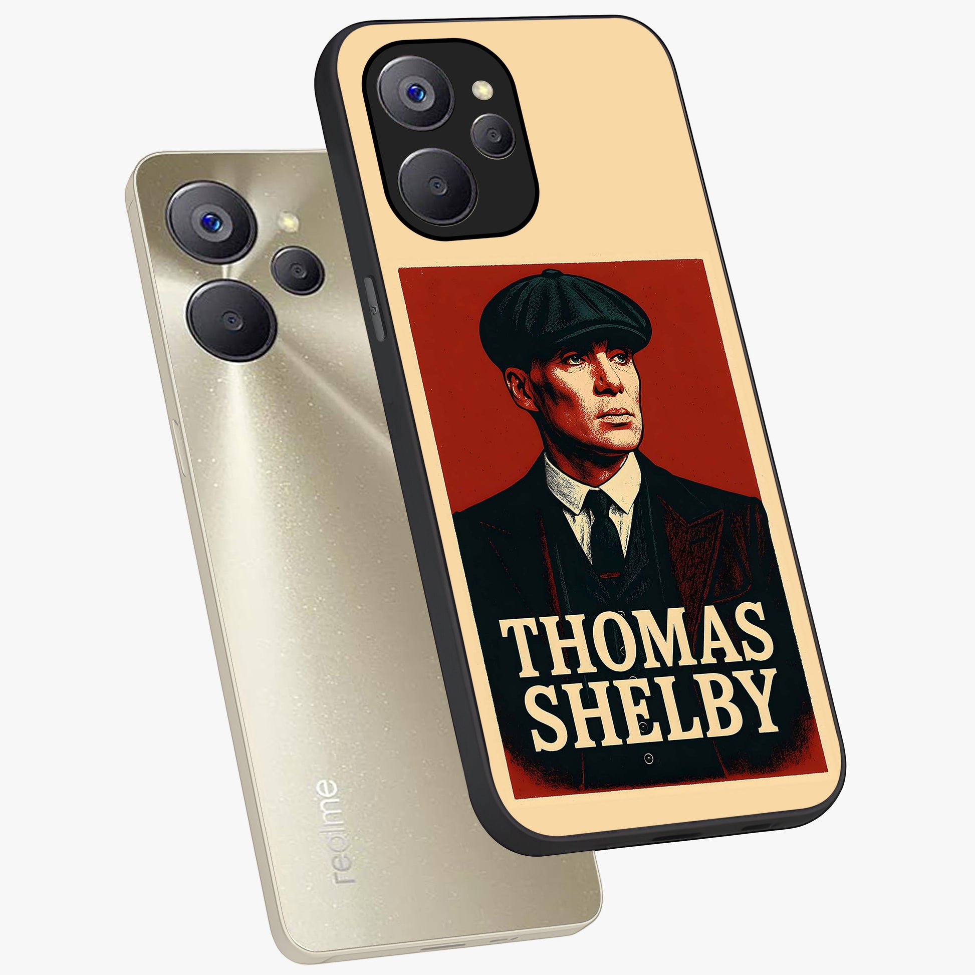 Vintage Mafia Authority Glass Case displayed in angled mockup highlighting powerful retro design with classic gangster aesthetic.