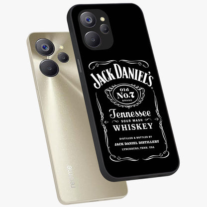 Vintage Whiskey Heritage Glass Case displayed in angled mockup highlighting retro beverage themed design with heritage aesthetic.