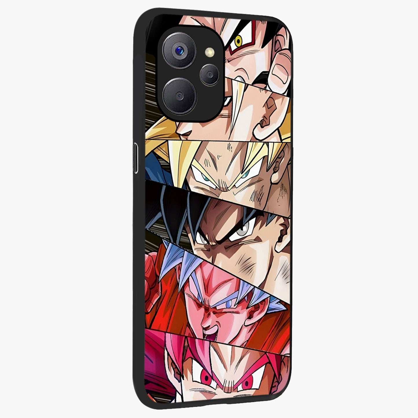 Anime Character Glass Case upright view showcasing expressive anime artwork with bold graphic style.