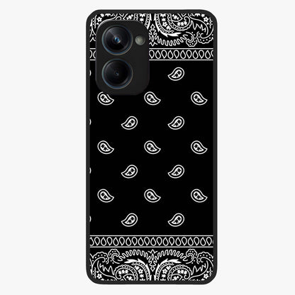 Retro Rebel Threads Glass Case showing flat back view with vintage street style artwork and glossy glass finish.