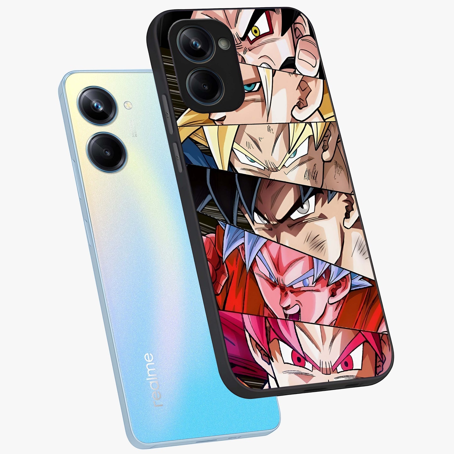 Anime Character Glass Case displayed in angled mockup highlighting colorful anime character illustration.
