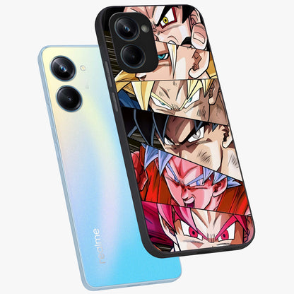 Anime Character Glass Case displayed in angled mockup highlighting colorful anime character illustration.