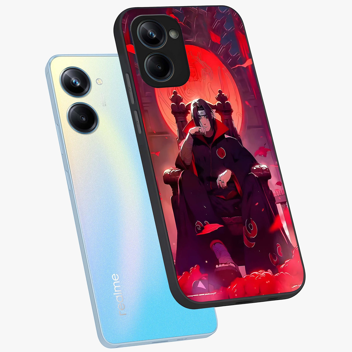 Blood Moon Sovereign Glass Case displayed in angled mockup highlighting dark celestial moon design and dramatic theme.