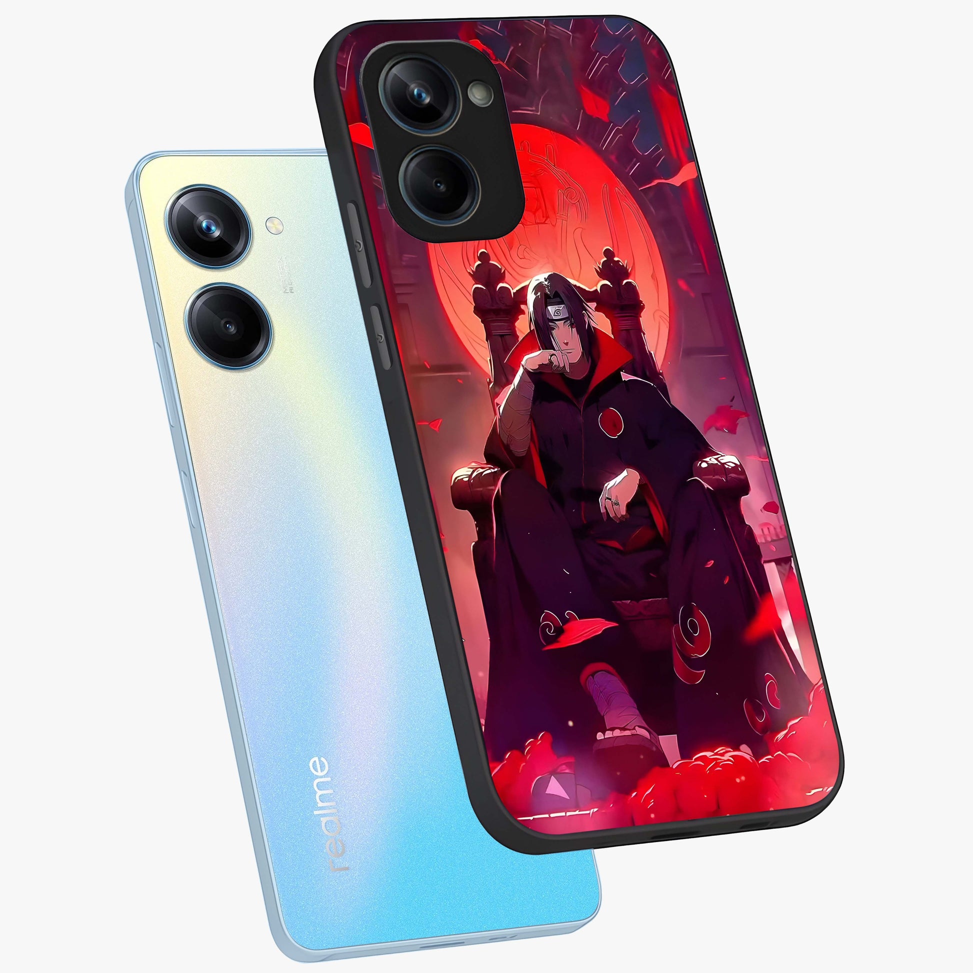 Blood Moon Sovereign Glass Case displayed in angled mockup highlighting dark celestial moon design and dramatic theme.