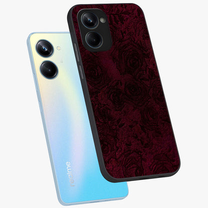 Crimson Fade Flow Glass Case displayed in angled mockup highlighting smooth gradient design with modern aesthetic style.