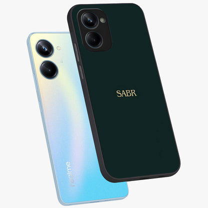 Sabr Minimal Patience Glass Case displayed in angled mockup highlighting simple inspirational design with clean aesthetic style.