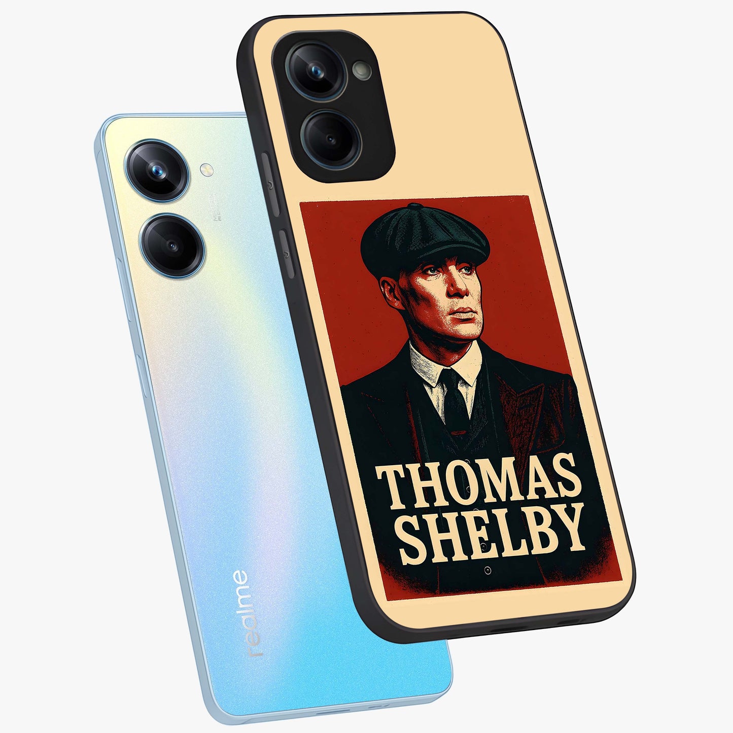 Vintage Mafia Authority Glass Case displayed in angled mockup highlighting powerful retro design with classic gangster aesthetic.