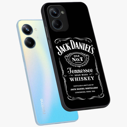 Vintage Whiskey Heritage Glass Case displayed in angled mockup highlighting retro beverage themed design with heritage aesthetic.