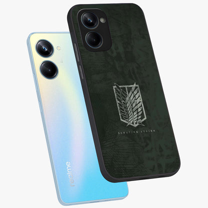 Wings Of Freedom Glass Case displayed in angled mockup highlighting graceful wing design with inspirational aesthetic.