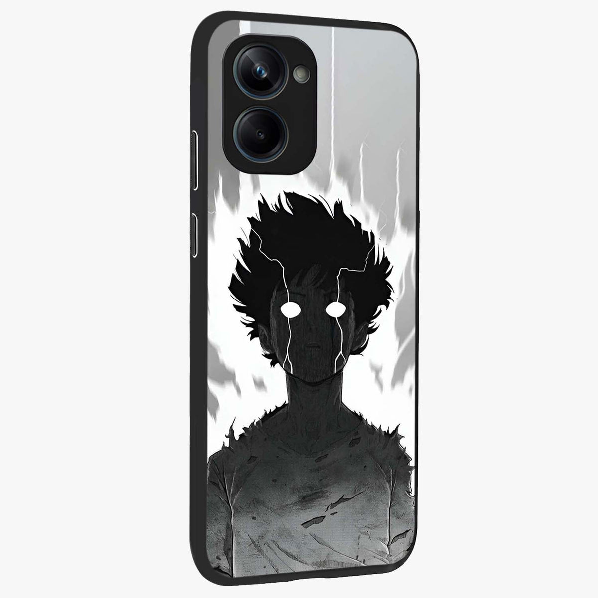 Awakened Inner Rage Glass Case upright view showcasing dramatic artwork with strong expressive aesthetic.