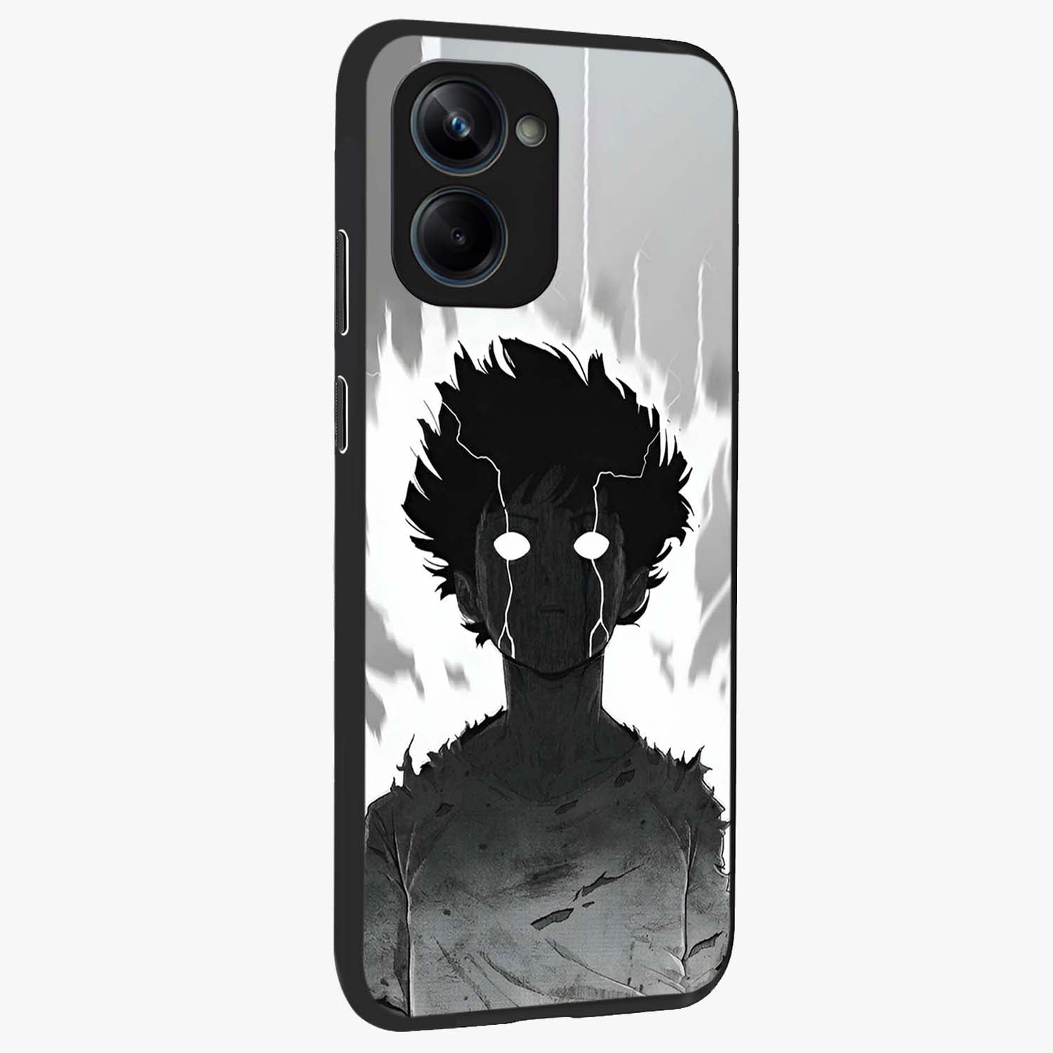 Awakened Inner Rage Glass Case upright view showcasing dramatic artwork with strong expressive aesthetic.
