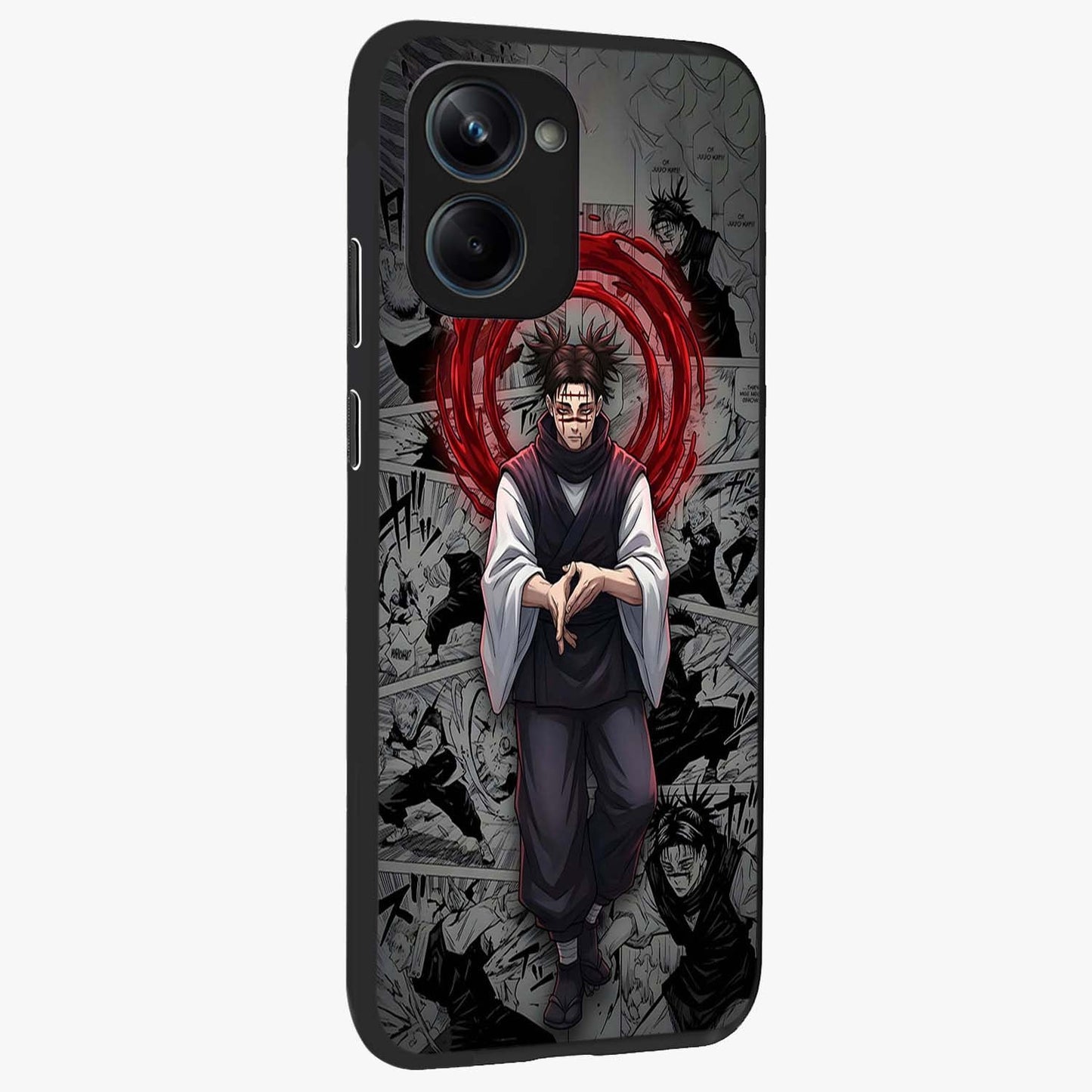 Cursed Ritual Ascension Glass Case upright view showcasing powerful ascension artwork with dark fantasy theme.