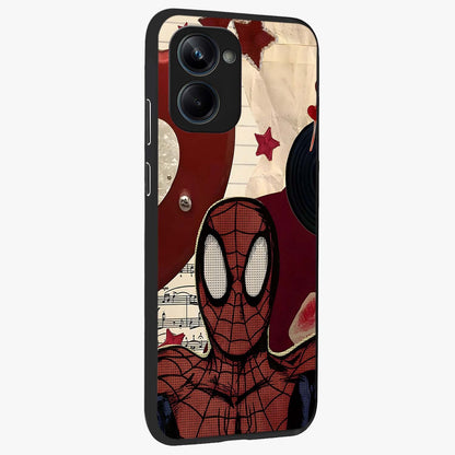 Uchiha Shadow Throne Glass Case upright view showcasing magical underwater galaxy artwork with vibrant cosmic theme.
