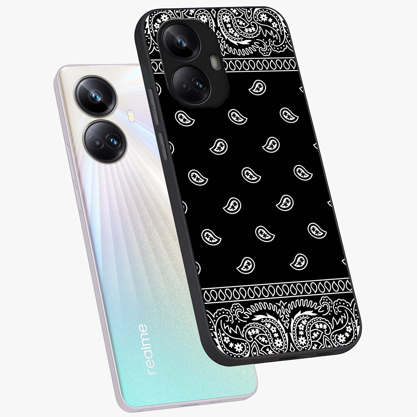 Retro Rebel Threads Glass Case displayed in angled mockup highlighting retro inspired graphic design with rebellious aesthetic.