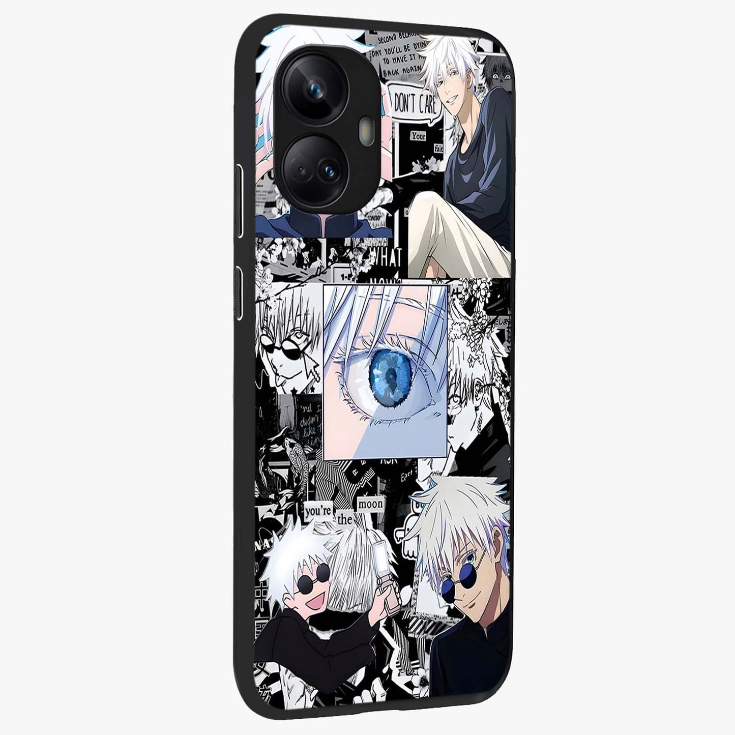 Infinity Sorcerer Chaos Glass Case upright view showcasing dramatic sorcerer artwork with chaotic mystical theme.