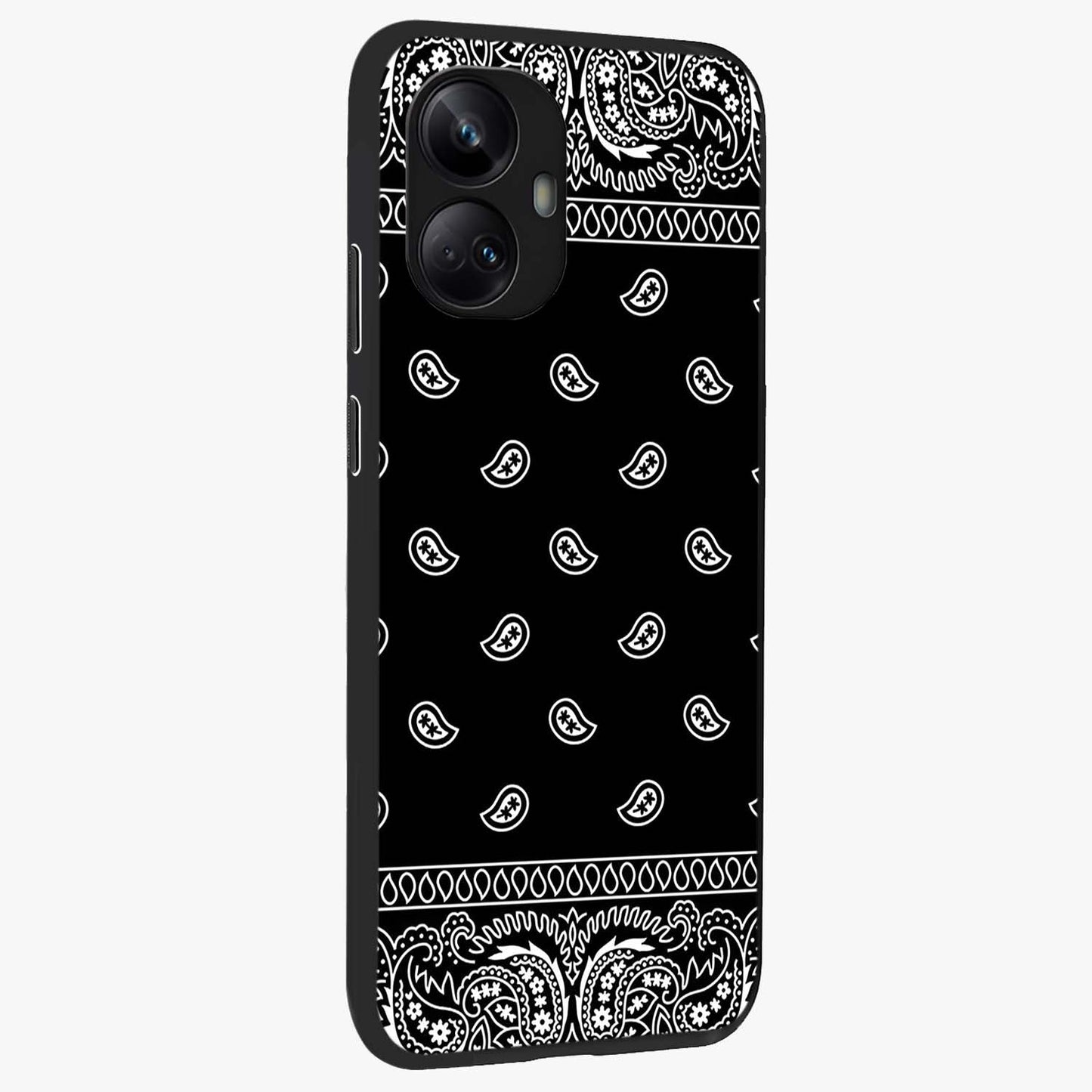 Retro Rebel Threads Glass Case upright view showcasing stylish vintage artwork with bold retro theme.