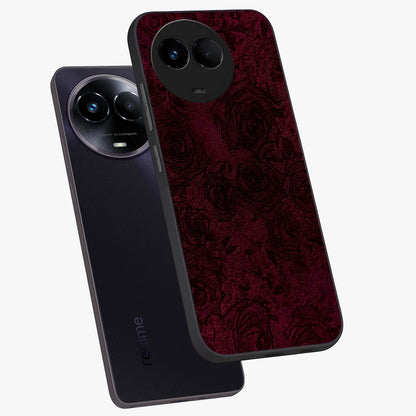 Crimson Fade Flow Glass Case displayed in angled mockup highlighting smooth gradient design with modern aesthetic style.