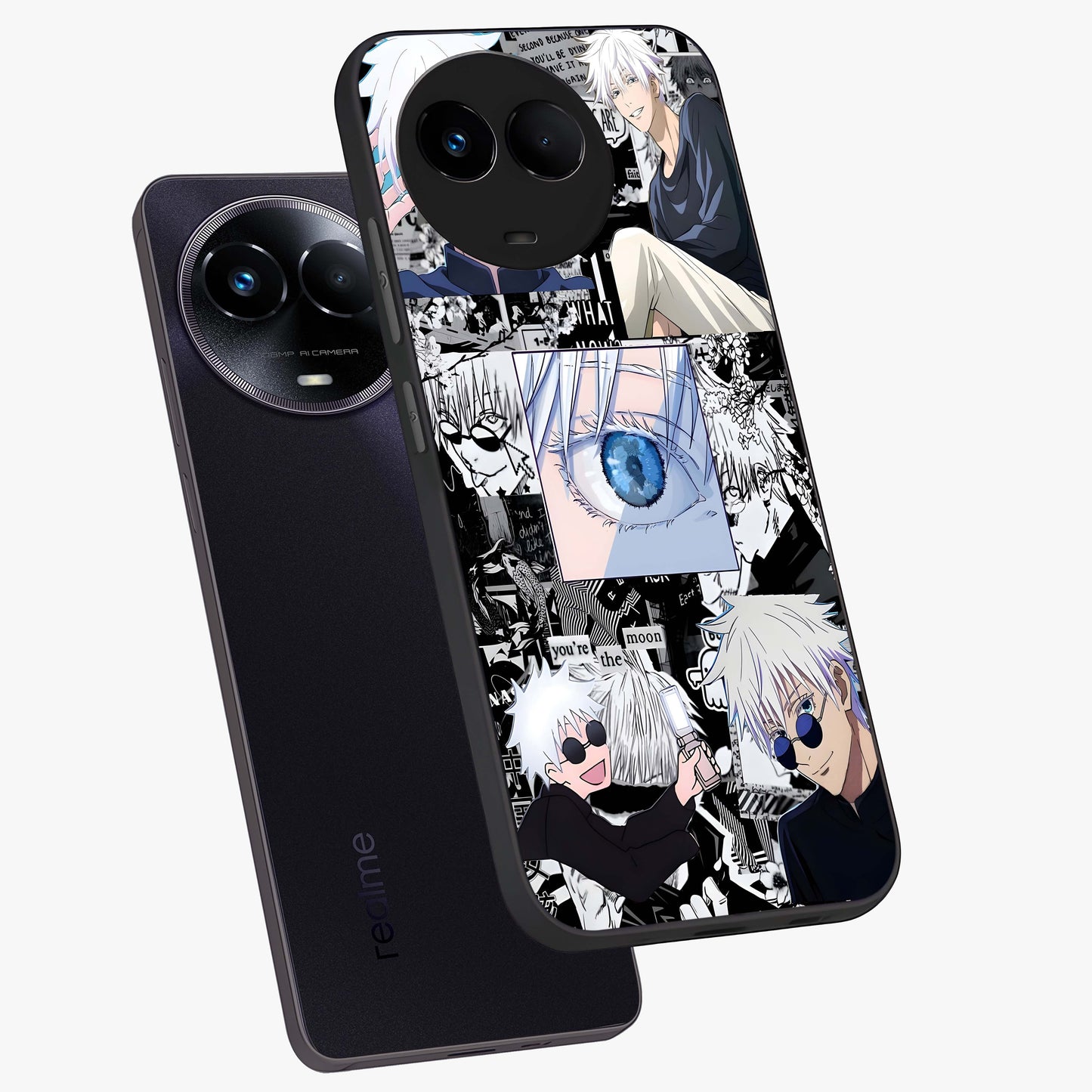 Infinity Sorcerer Chaos Glass Case displayed in angled mockup highlighting powerful magical design with fantasy aesthetic style.