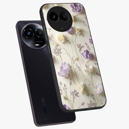 Lilac Breeze Harmony Glass Case displayed in angled mockup highlighting calm lilac breeze design with soothing aesthetic style.