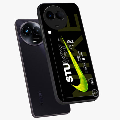 Neon Street Edition Glass Case displayed in angled mockup highlighting vibrant urban design with bold street aesthetic.