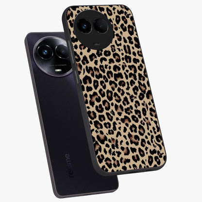 Savage Chic Pattern Glass Case displayed in angled mockup highlighting bold fashion inspired design with chic aesthetic.