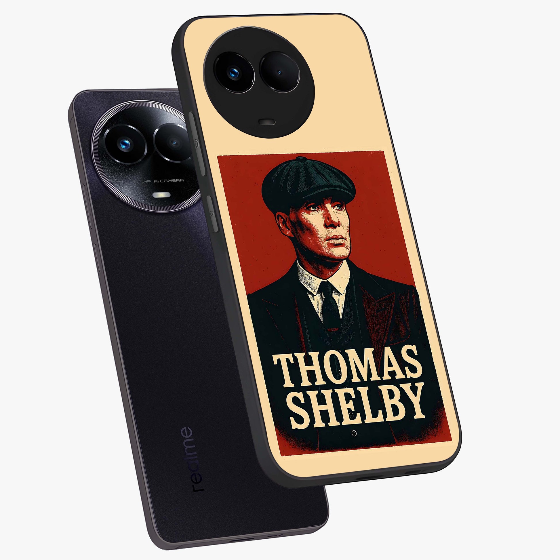 Vintage Mafia Authority Glass Case displayed in angled mockup highlighting powerful retro design with classic gangster aesthetic.