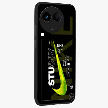 Neon Street Edition Glass Case upright view showcasing colorful neon artwork with modern street culture theme.