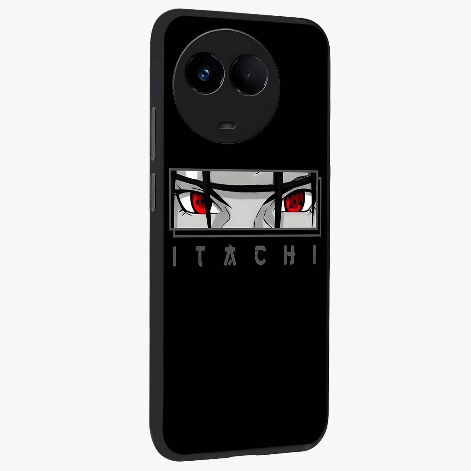 Scarlet Gaze Dominance Glass Case upright view showcasing powerful dramatic artwork with dominant artistic theme.
