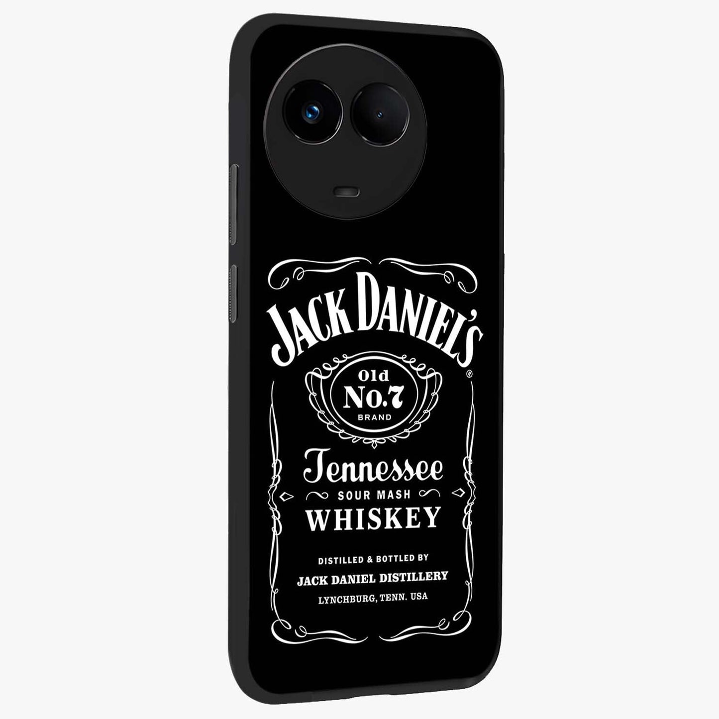 Vintage Whiskey Heritage Glass Case upright view showcasing stylish vintage whiskey artwork with timeless bar culture theme.
