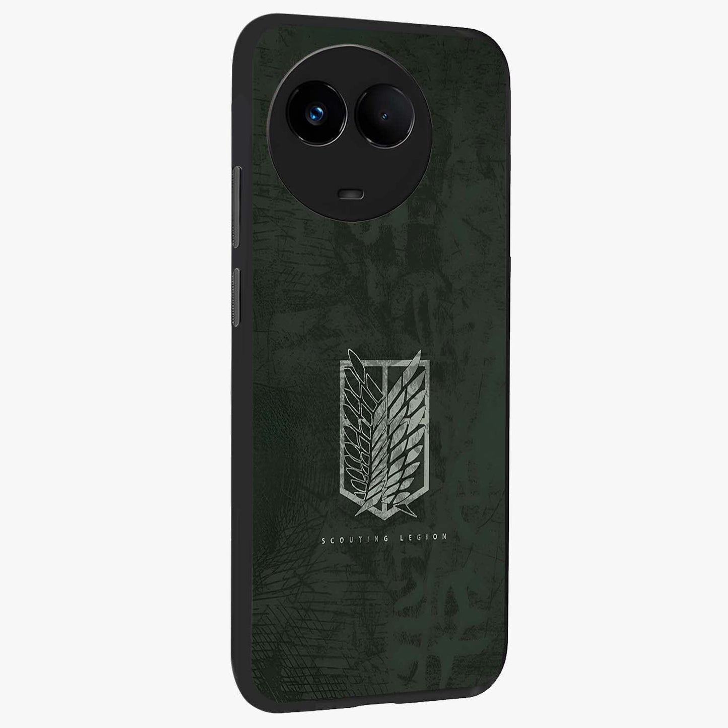 Wings Of Freedom Glass Case upright view showcasing powerful wings artwork with freedom themed design.